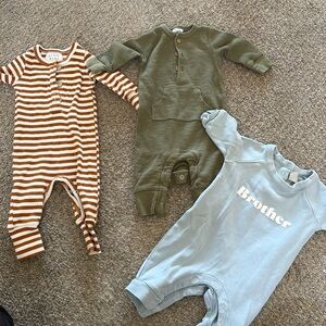 3 month onesie sleepers